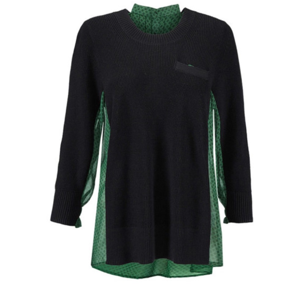 Cabi Women’s Get- Together Oversized Sweater
Black/Green Size XS